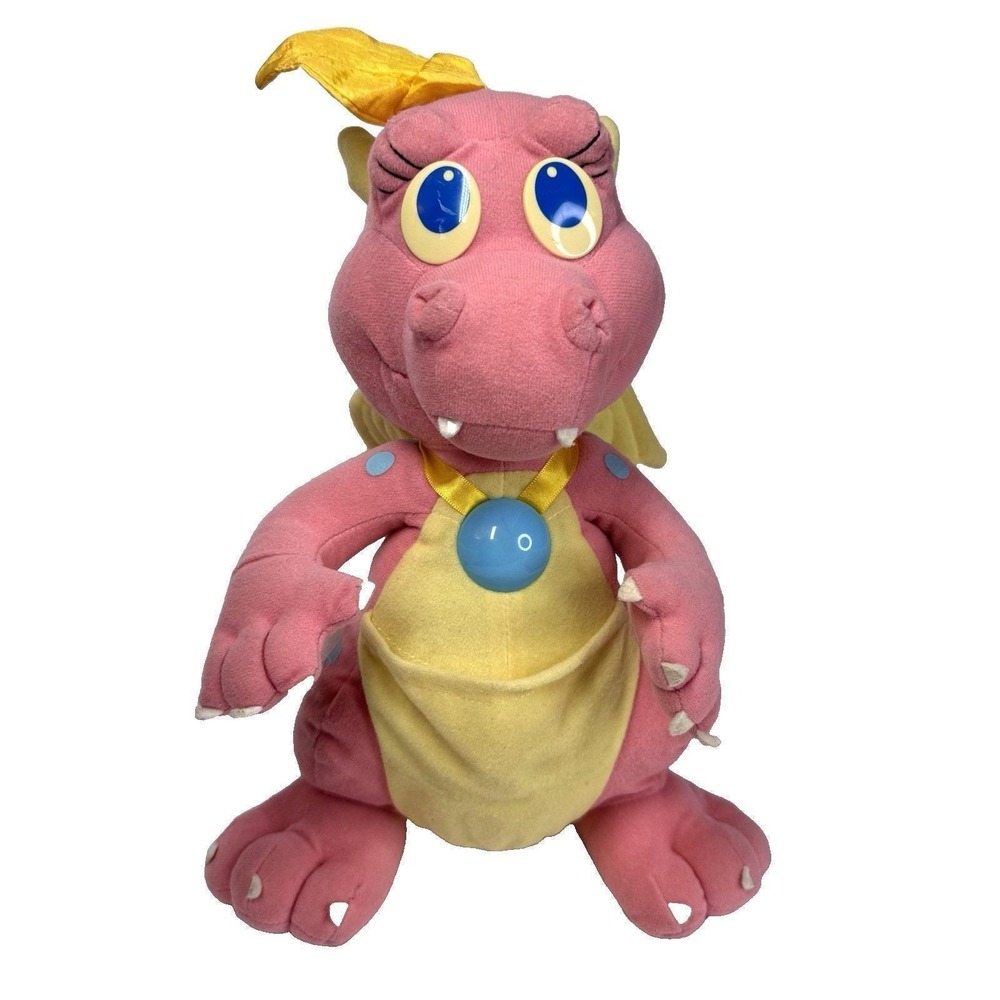 Dragon Tales Cassie Talking Light Up Plush Tested 1999 Playskool 12" See Video